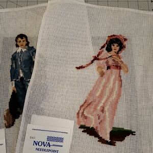 Nova Needlepoint Canvas with Figures